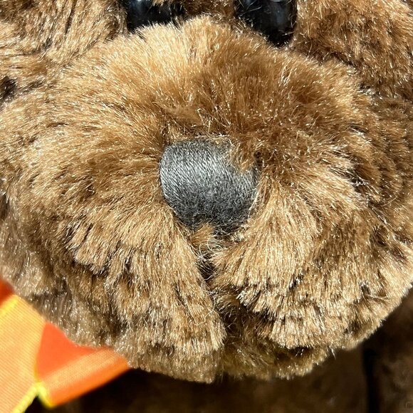 Russ Berrie Plush 12" Bear Let's Bee Friends Brown Stuffed Animal Yellow Beehive - Picture 9 of 16